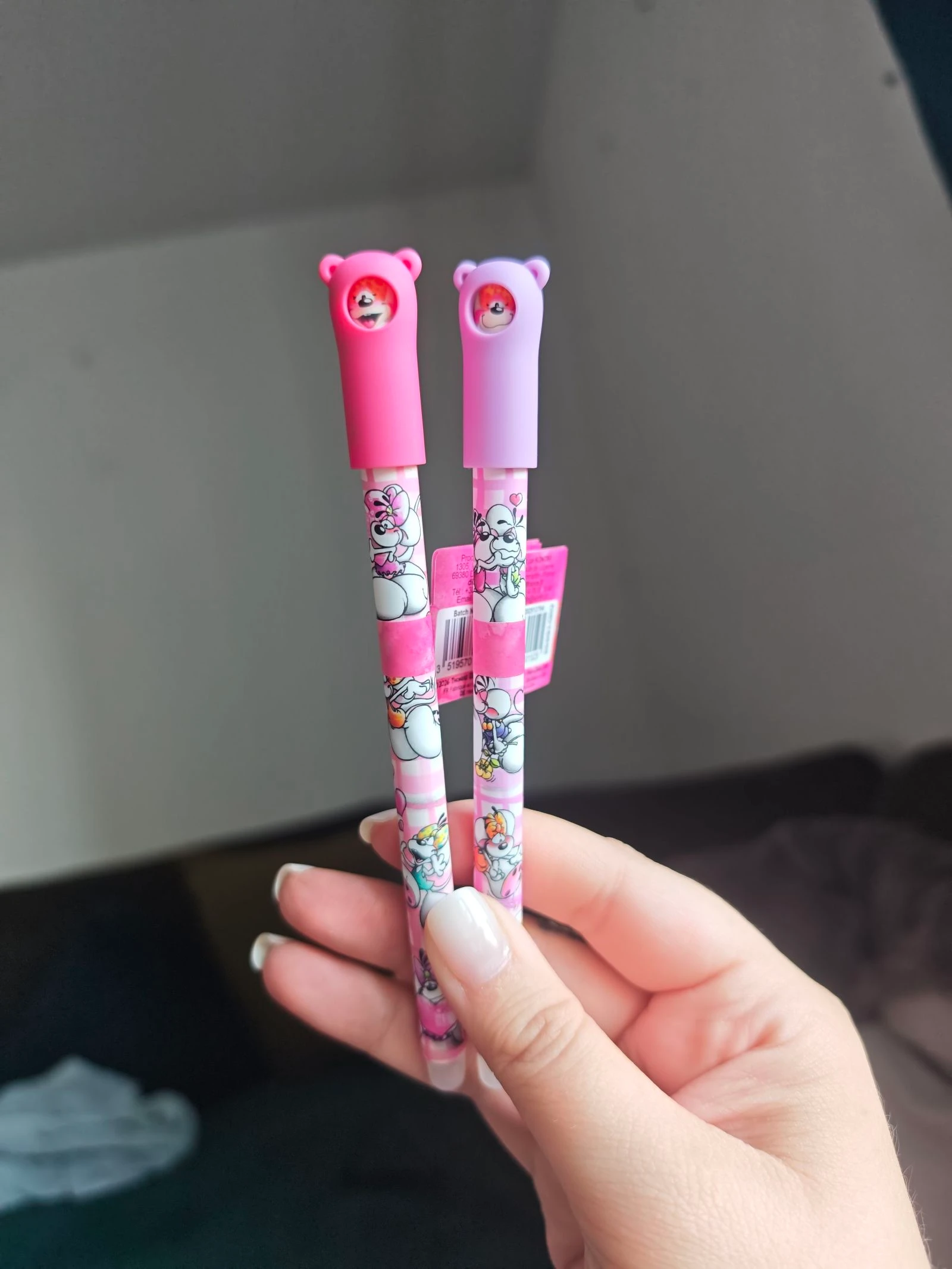 Lot 2 stylos effaçables Diddl coeur France